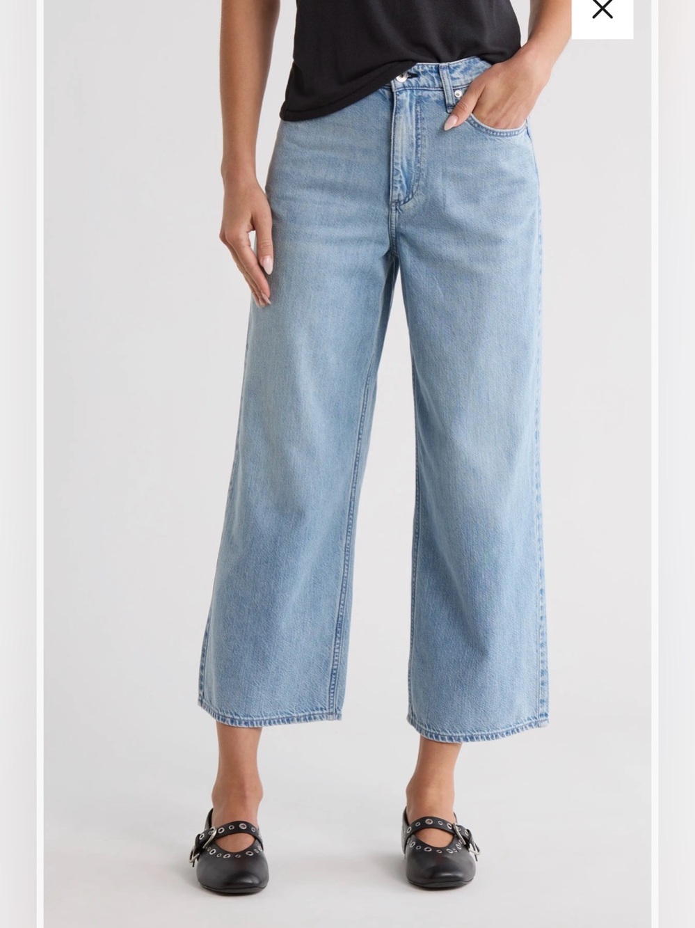 Rag & Bone Annie High Waist Crop Jeans - Picture 1 of 6